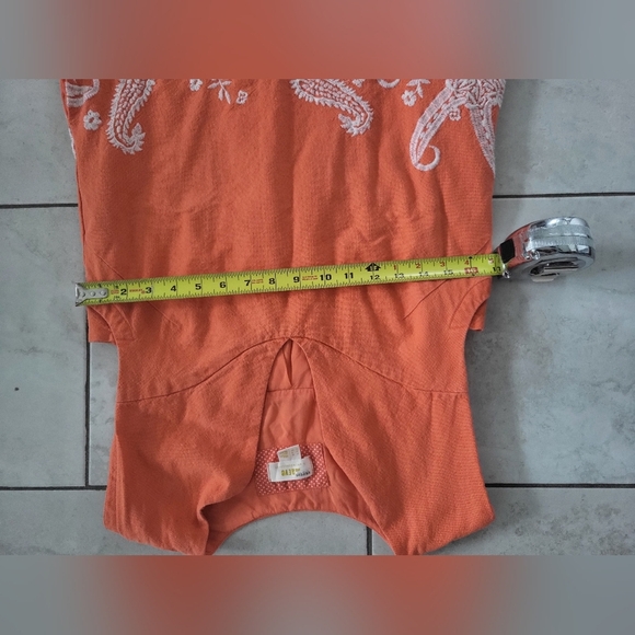 Maeve/Anthropologie Orange Starfish Print Swim Cover-Up/ Used - Picture 10 of 10